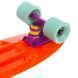 Пенни борд Penny Board круизер пластиковый 22' FISH SK-401-35 оранжевый-фиолет-мятный SK-401-35 фото 4