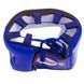 Шлем боксерский открытый кожаный TWINS HGL8-2T M-XL синий-черный HGL8-2T фото 3