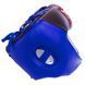 Шлем боксерский открытый кожаный TWINS HGL8-2T M-XL синий-черный HGL8-2T фото 2