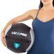 М'яч набивний медичний для кросфіту WALL BALL LiveUp LP8100-5 5кг чорний-сірий LP8100-5 фото 9