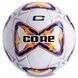 М'яч футбольний CORE PREMIER CR-047 №5 PU білий-темно-синій CR-047 фото 1