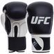 Перчатки боксерские на липучке PU UFC PRO Compact UHK-75004 S-M белый-черный UHK-75004 фото 1