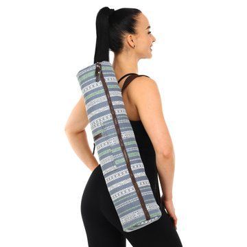 Сумка-чехол для йога коврика KINDFOLK Yoga bag SP-Sport FI-8365-3 серый-синий FI-8365-3 фото