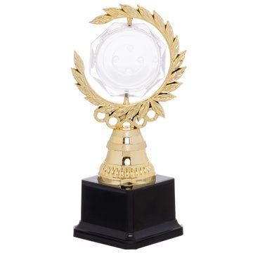 Фигура наградная эмблемоноситель SP-Sport Лавровый венок C-4326 высота 20см золото C-4326 фото