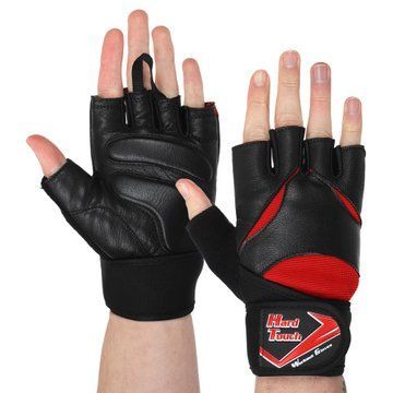 Перчатки для фитнеса и тяжелой атлетики HARD TOUCH FG-9532 S-XL цвета в ассортименте M FG-9532 фото