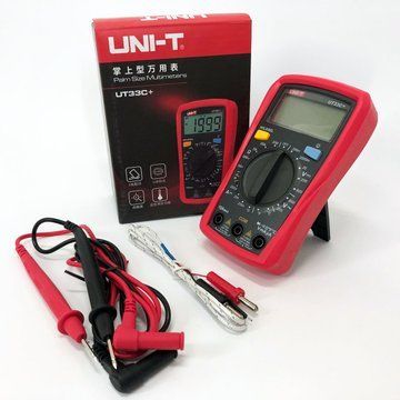 Цифровой Мультиметр 33 C+ UT DIGITAL мультитестер тестер, тестер для измерения напряжения, качественный ws33229 фото