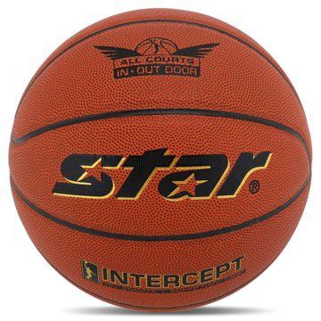 Мяч баскетбольный STAR INTERCEPT BB4505 размер 5 оранжевый BB4505 фото