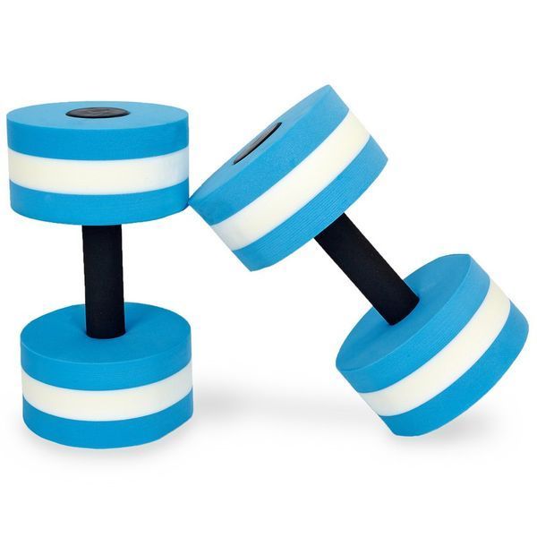Гантель для аквафітнесу та аквааеробіки аква-гантель Aqua Dumbbell SP-Sport PL-3351 1шт блакитний-білий PL-3351 фото