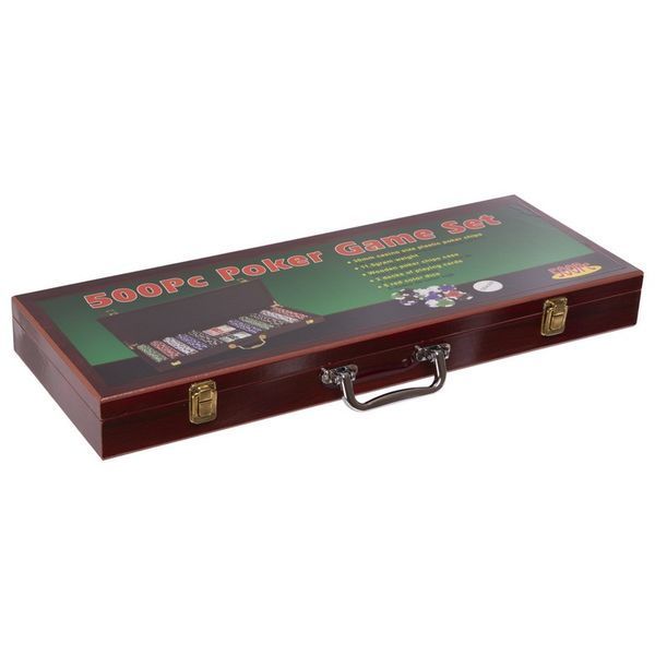 Набор для покера в деревянном кейсе Poker game set SP-Sport IG-6645 500 фишек IG-6645 фото