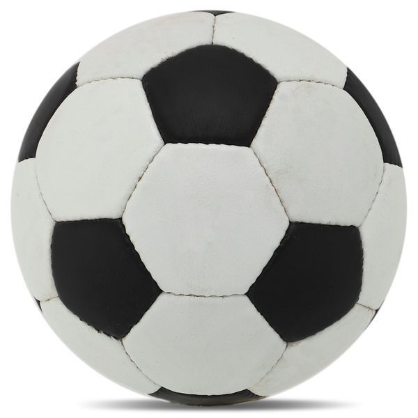 М'яч футбольний BALLONSTAR CLASSIC FB-0045 Leather №5 білий-чорний FB-0045 фото
