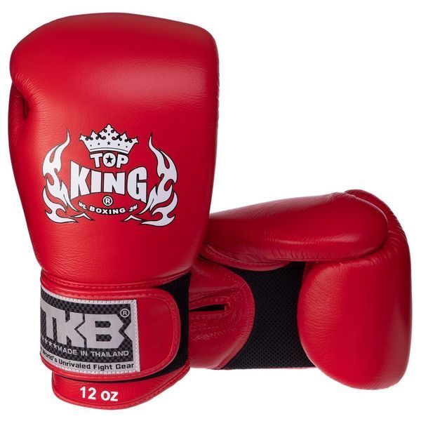 Перчатки боксерские на липучке кожаные TOP KING Ultimate AIR TKBGAV 8-18унций цвета в ассортименте 8 унции TKBGAV фото