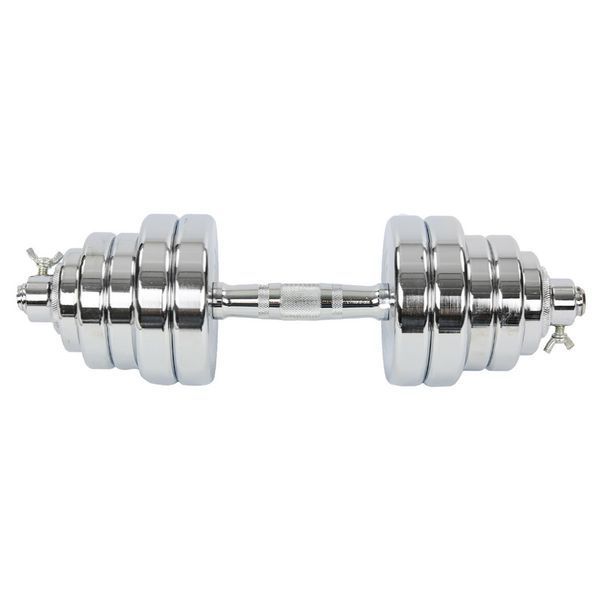 Гантели разборные стальные хромированные 35кг SP-Sport TA-8045-35 2шт по 17,5кг хром TA-8045-35 фото