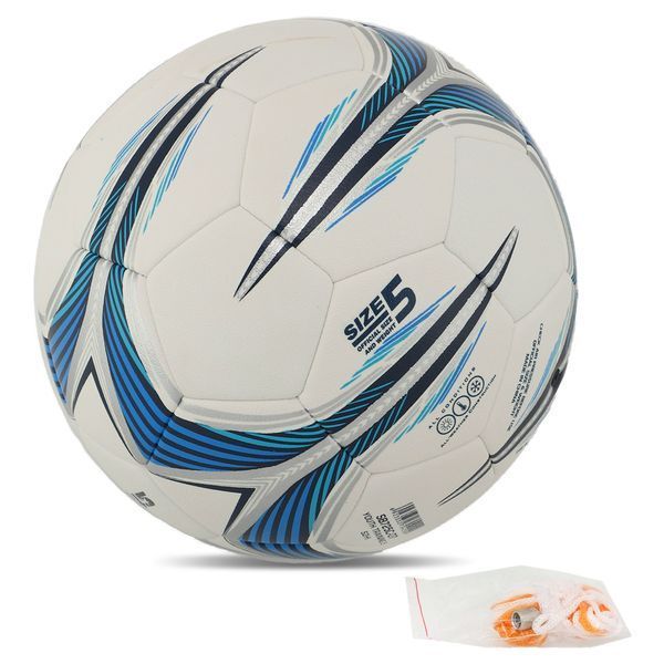 Мяч футбольный STAR YOUTH TRAINING 5 SB725C №5 PU белый-синий SB725C фото