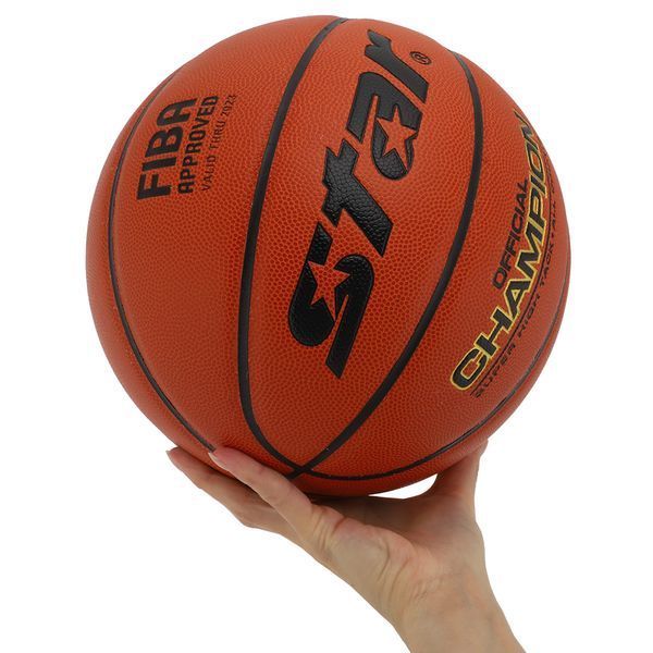 Мяч баскетбольный STAR CHAMPION FIBA BB317 размер 7 оранжевый BB317 фото