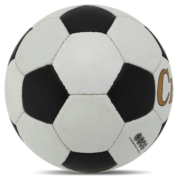 М'яч футбольний BALLONSTAR CLASSIC FB-0045 Leather №5 білий-чорний FB-0045 фото