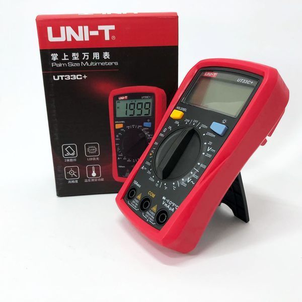 Цифровой Мультиметр 33 C+ UT DIGITAL мультитестер тестер, тестер для измерения напряжения, качественный ws33229 фото