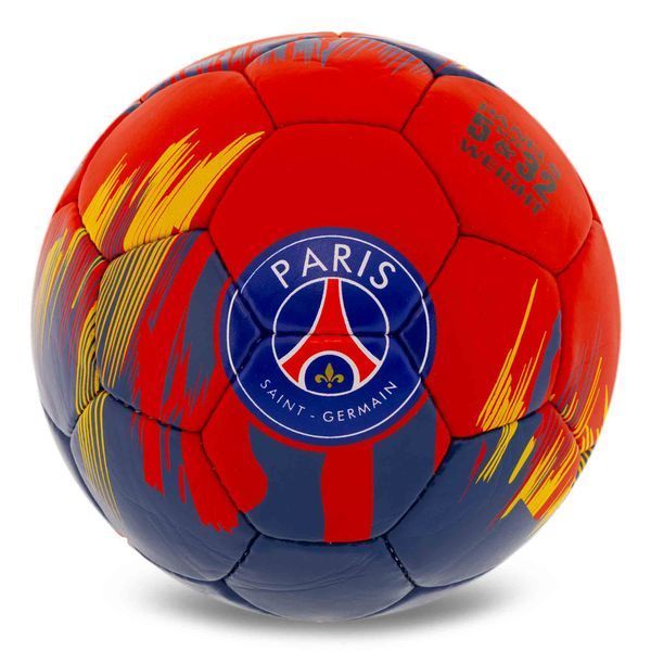 Мяч футбольный BALLONSTAR PARIS SAINT-GERMAIN FB-5184 №5 PU темно-синий-красный FB-5184 фото