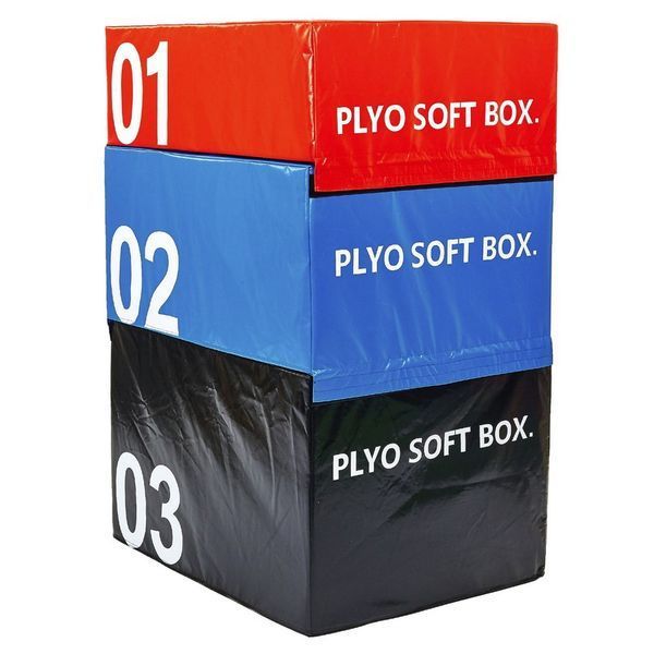 Бокс плиометрический тумба для кроссфита Плиобокс Soft plyometric box Zelart FI-5334-3 1шт 60см черный FI-5334-3 фото