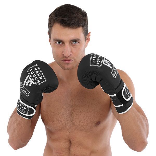 Перчатки боксерские на липучке PU HARD TOUCH BO-4658 10-14 унций цвета в ассортименте 12 унции BO-4658 фото