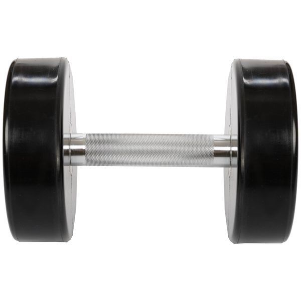 Гантель цельная профессиональная с полиуретановым покрытием LIFE FITNESS SC-80081-14 1шт 14кг черный-красный SC-80081-14 фото