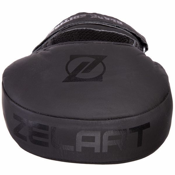 Лапа боксерская изогнутая тренировочная кожа ZELART VL-3312 25x18x5см 2штуки черный VL-3312 фото