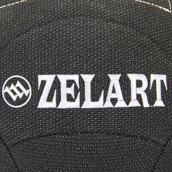 Мяч набивной медицинский для кроссфита в кевларовой оболочке WALL BALL Zelart FI-7224-7 7кг черный FI-7224-7 фото
