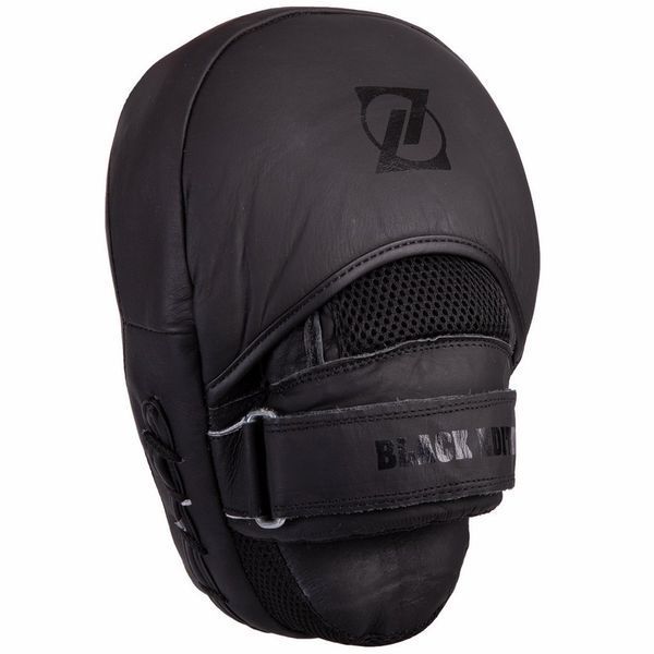 Лапа боксерская изогнутая тренировочная кожа ZELART VL-3312 25x18x5см 2штуки черный VL-3312 фото