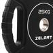 Блини диски CPU покриття 2 Handle металева втулка Zelart TA-3438-25 o51мм 25кг чорний TA-3438-25 фото 5