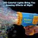 Дитячий пістолет мильні бульки Rocket Bubble Gun 15,8 см автоматичний. Колір: жовтий ws49795-1 фото 4