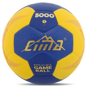 Мяч гандбольный CIMA VB-5000-2 №2 PU синий-желтый VB-5000-2 фото