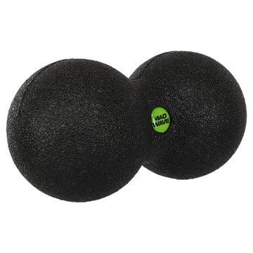 Мяч массажный двойной для МФР и самомассажа Duoball MadWave M139116101W o8см черный M139116101W фото