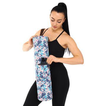 Сумка-чехол для йога коврика KINDFOLK Yoga bag SP-Sport FI-8365-2 розовый-голубой FI-8365-2 фото