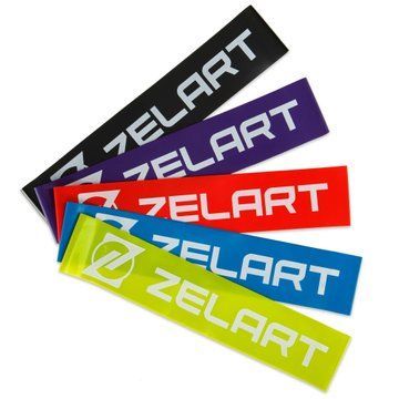 Набор резинок для упражнений ленты сопротивлений LOOP BANDS Zelart FI-7205 5шт цвета в ассортименте FI-7205 фото
