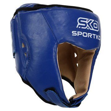 Шлем боксерский профессиональный открытый кожаный ФБУ SPORTKO ОК1 SP-4706 М-XL цвета в ассортименте M SP-4706 фото