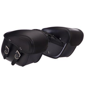 Кофры боковые для мотоцикла из экокожи Chopper BUOTAI H01-2 2шт 49x27x15см черный H01-2 фото