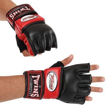Перчатки для смешанных единоборств MMA TWINS GGL-4 M-XL цвета в ассортименте M GGL-4 фото
