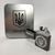 Дугова електроімпульсна запальничка USB Україна металева коробка HL-447. Колір: чорний ws76852-1 фото