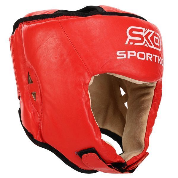 Шолом боксерський професійний відкритий шкіряний ФБУ SPORTKO ОК1 SP-4706 М-XL кольори в асортименті M SP-4706 фото