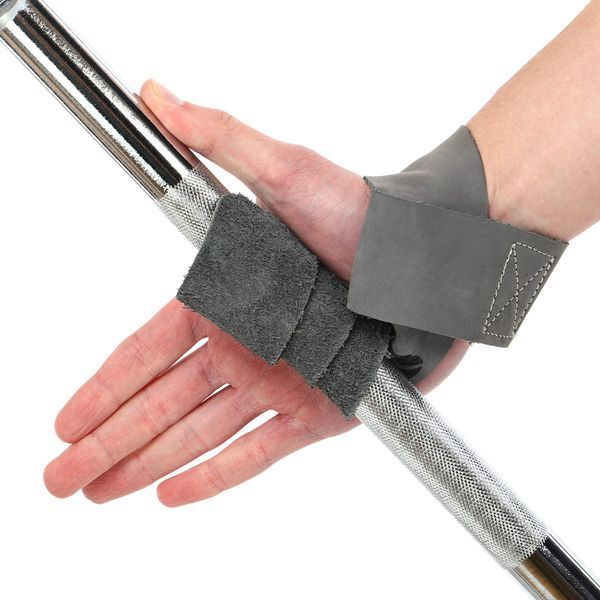 Лямки для тяги LEATHER LIFTING STRAP EZOUS B-08 2шт серый B-08 фото