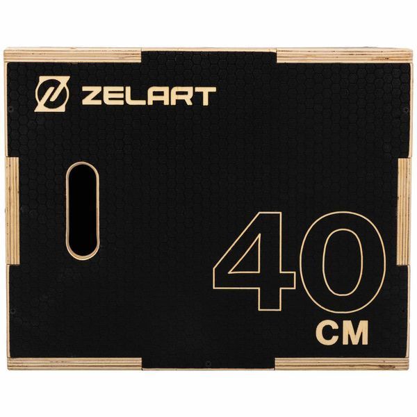 Бокс плиометрический тумба для кроссфита Плиобокс Wood Plyo box Zelart FI-4884-1 1шт 60см черный FI-4884-1 фото
