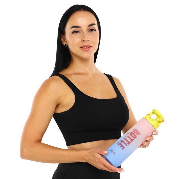 Бутылка для воды HAILY BOTTLE HL-8602 1000мл цвета в ассортименте HL-8602 фото