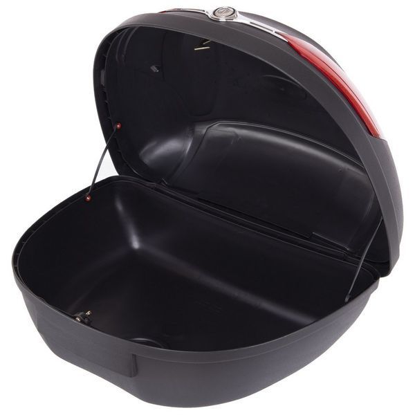 Кофр центральный задний для мотоцикла пластиковый Top Case YUNMING ZJH-0818 1шт 44x32x60см черный-красный ZJH-0818 фото