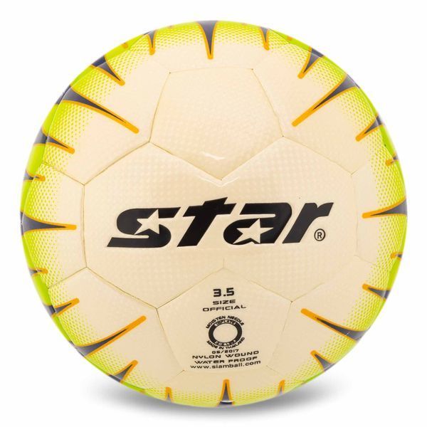 Мяч футзальный STAR JMU35000Y №3,5 PU белый р. №3.5 JMU35000Y фото