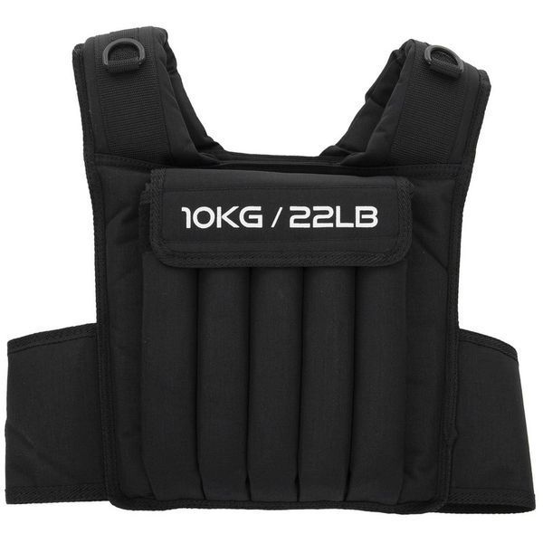 Жилет обважнювач з регульованою вагою Zelart WEIGTH VEST FI-2630-10 вага-1-10 кг чорний FI-2630-10 фото