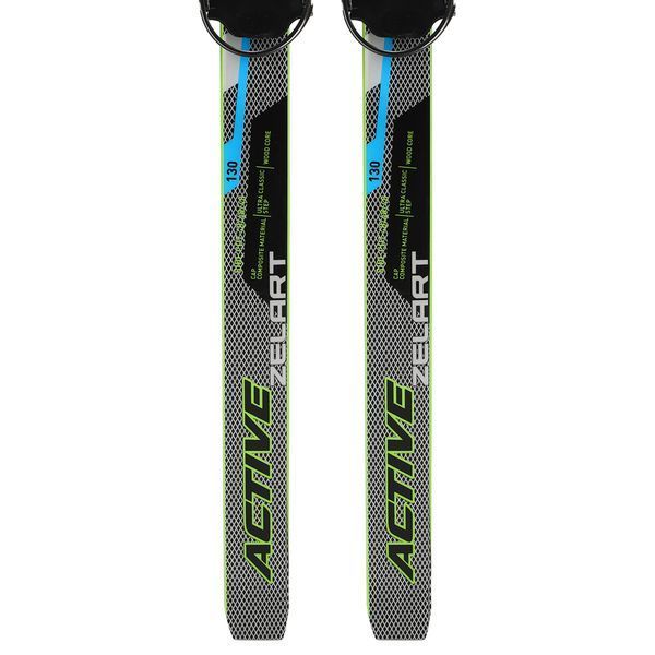 Лыжи беговые подростковые в комплекте с палками Zelart SK-0881-130B цвета в ассортименте SK-0881-130B фото