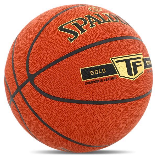 М'яч баскетбольний SPALDING TF GOLD 76857Z розмір 7 помаранчевий 76857Z фото