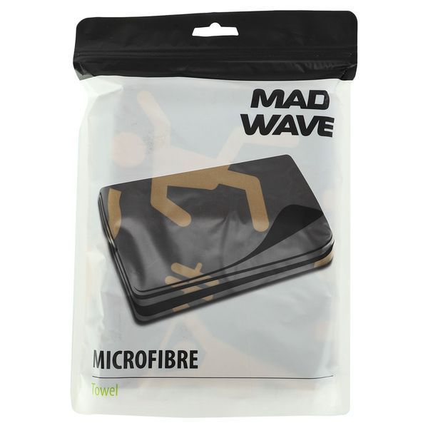 Полотенце спортивное из микрофибры MadWave SPORT M076306200W 140х80см черный M076306200W фото