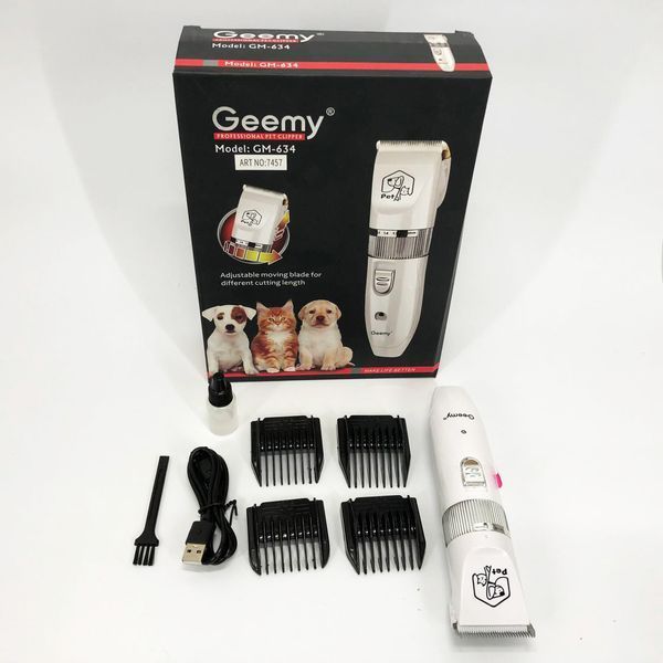 Машинка Gemei GM-634 для стрижки животных машинка для груминга ws55526 фото