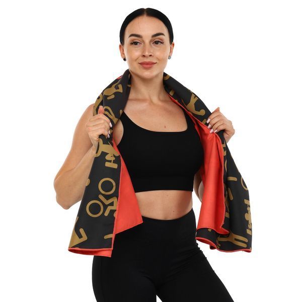 Полотенце спортивное из микрофибры MadWave SPORT M076306200W 140х80см черный M076306200W фото