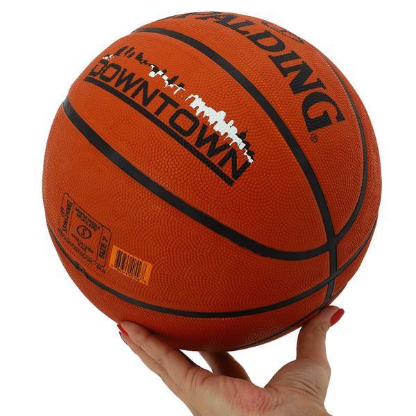 М'яч баскетбольний гумовий SPALDING DOWNTOWN 84363Z розмір 7 помаранчевий 84363Z фото